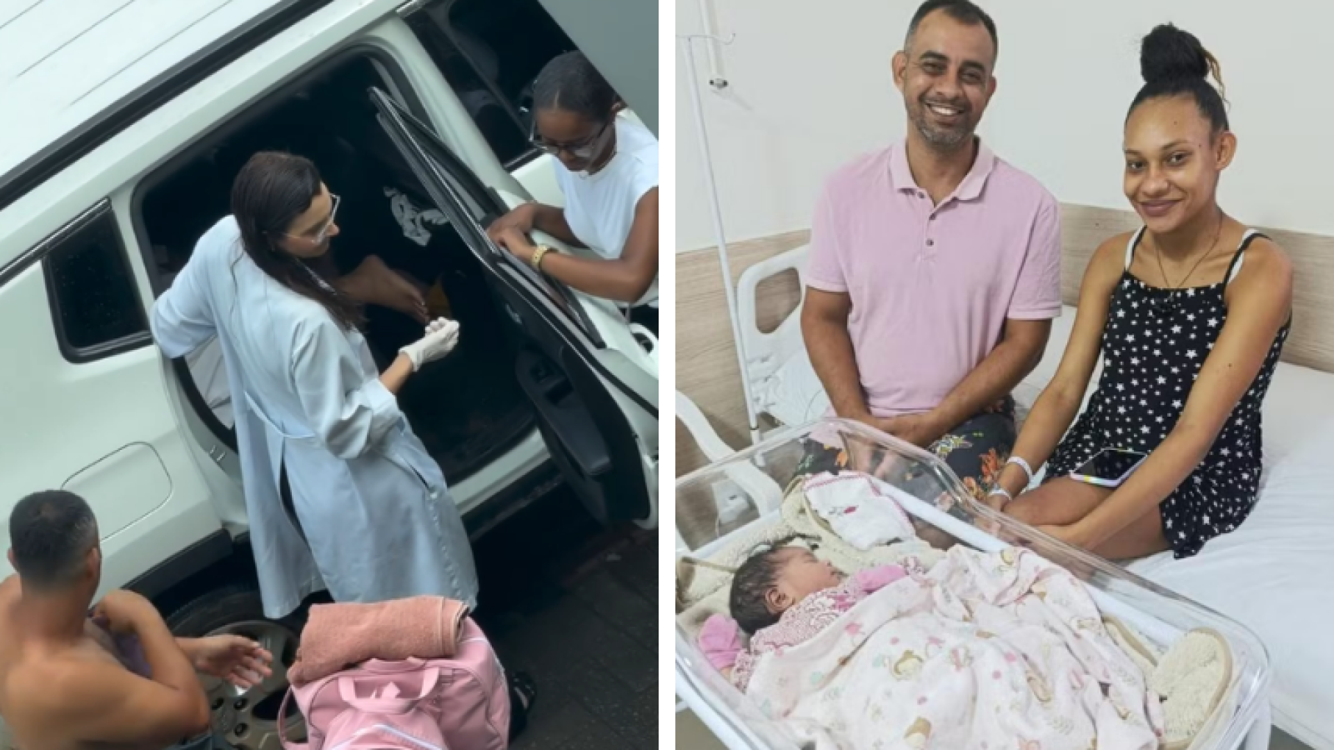 Parto acontece dentro de carro antes de mãe entrar em hospital no RJ