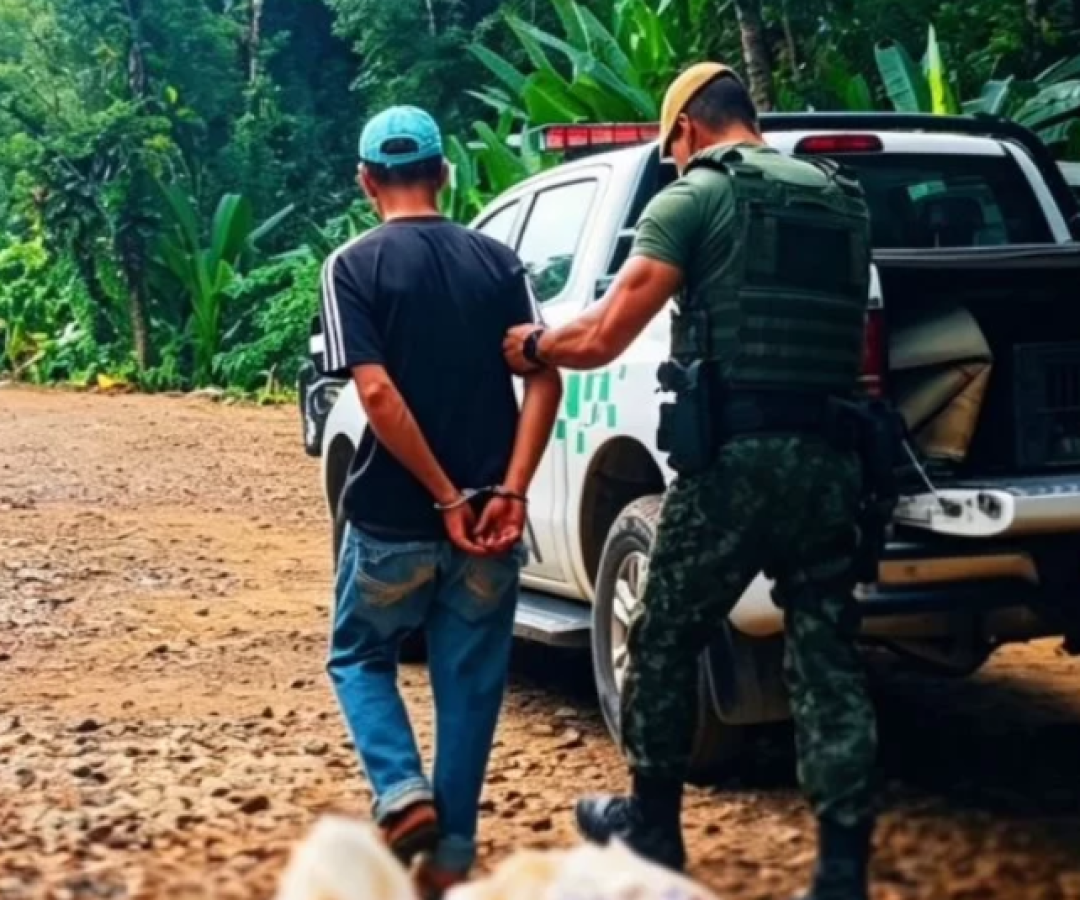 Um homem foi preso em flagrante pela Polícia Militar Ambiental da Baixada Santista em um rancho utilizado para caça ilegal...