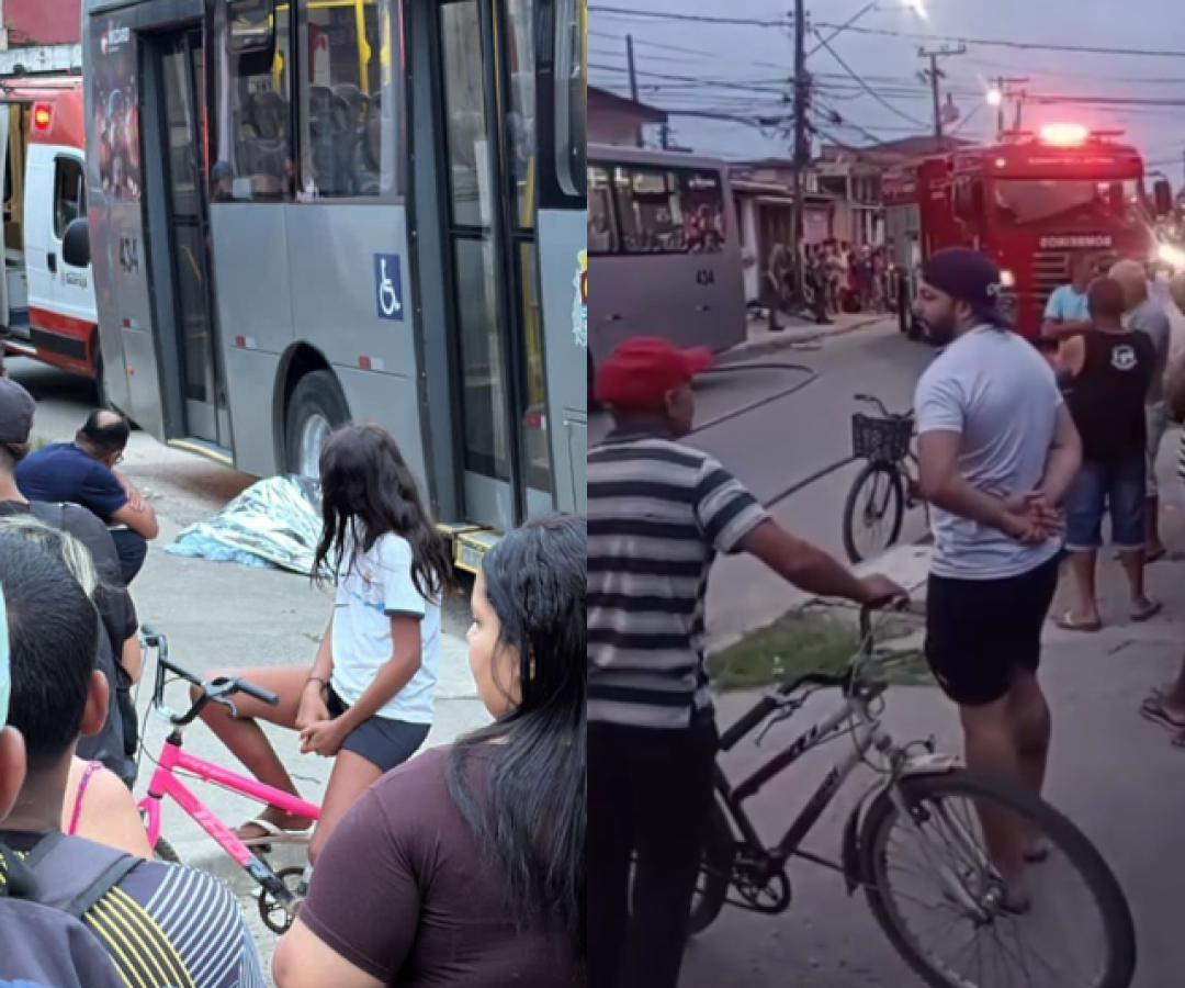 Uma idosa de 71 anos morreu após ser atropelada por um ônibus na tarde de quarta-feira (18), na Avenida Rio Amazonas, no bairro Perequê...