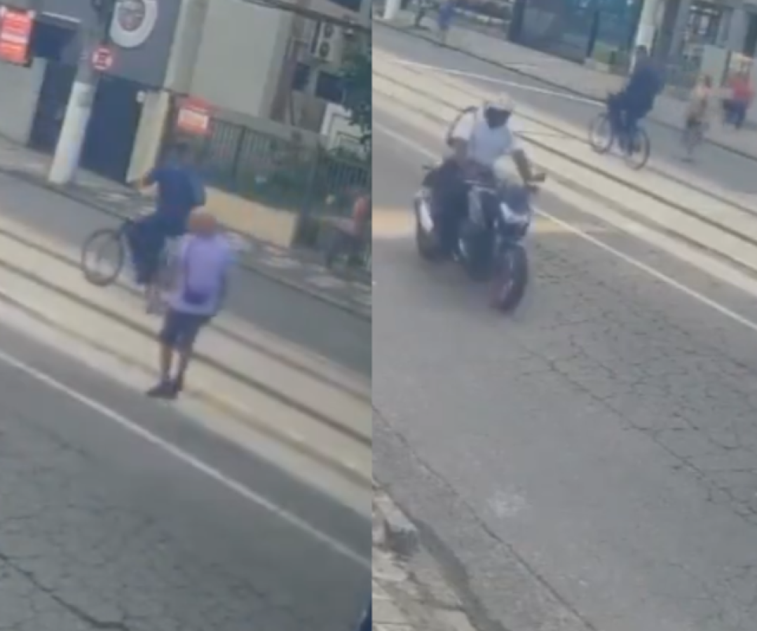 O motociclista que atropelou e matou o idoso José Raimundo dos Santos Nascimento, de 89 anos, em Santos, no litoral de São Paulo...