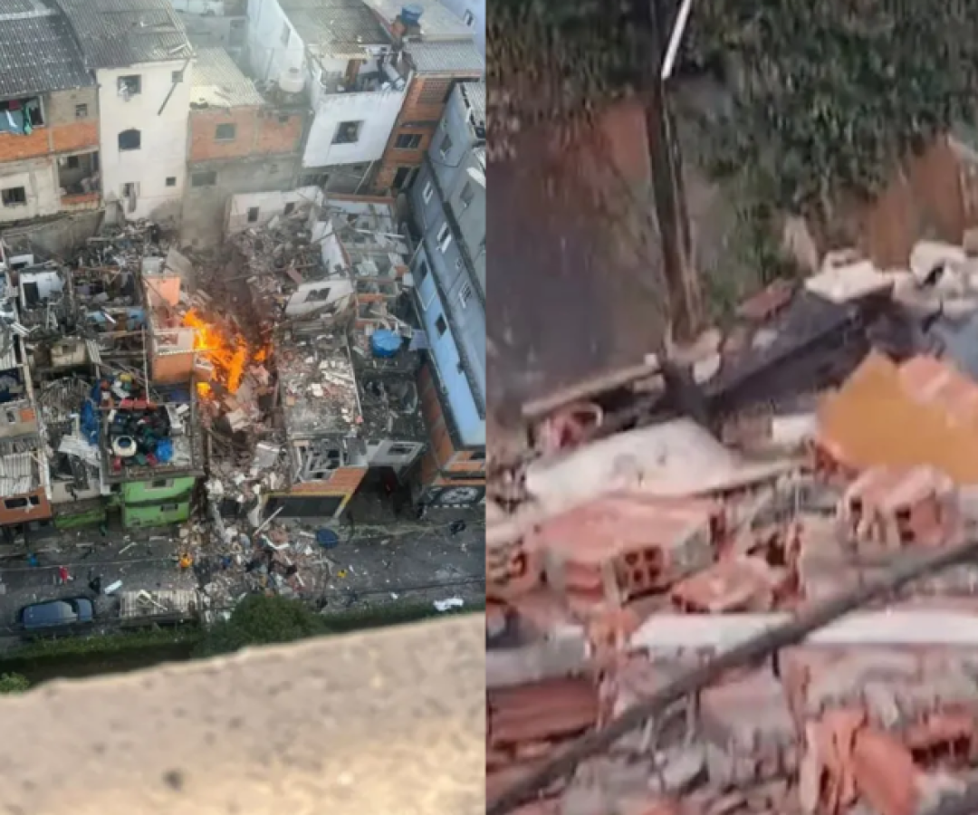 Uma casa explodiu e causou um incêndio no bairro Alvorada, na região do Jaguaré, Zona Oeste de São Paulo, na tarde desta segunda-feira...