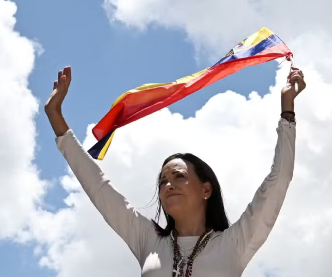 A vencedora do Prêmio Nobel da Paz de 2025, María Corina Machado, afirmou que o presidente da Venezuela, Nicolás Maduro...