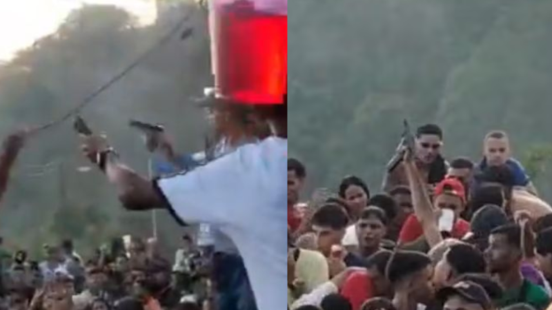 O que era para ser uma celebração de Carnaval terminou em cenas de violência no alto do Morro São Bento, em Santos, no litoral de São Paulo.