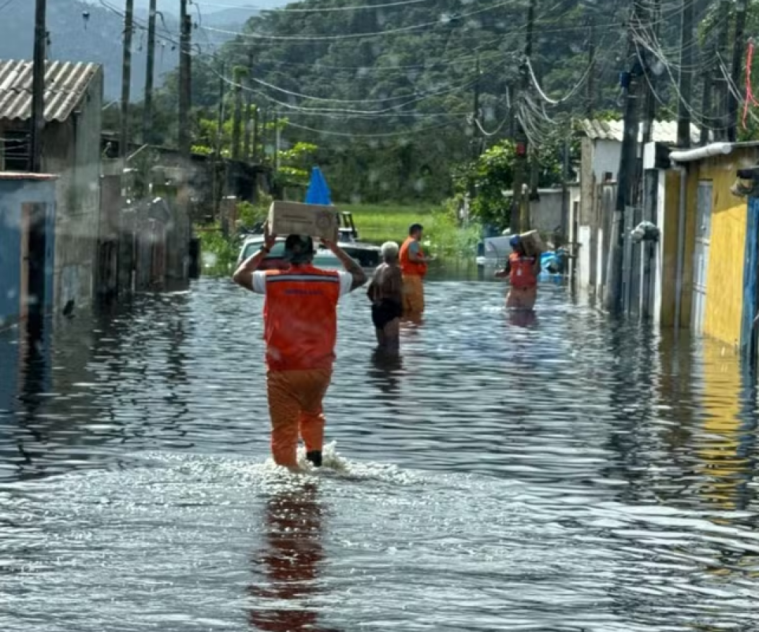 A Defesa Civil realiza, nesta segunda-feira (2), visitas técnicas em moradias de Mongaguá, no litoral de São Paulo, após as fortes chuvas...