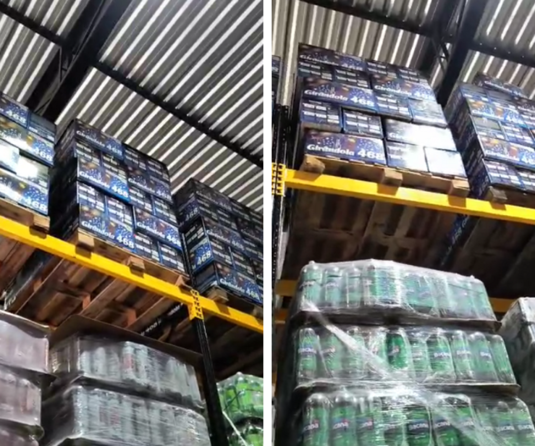 Polícia Civil apreende bebidas, cigarros e fogos de artifício em Vicente de Carvalho, no Guarujá