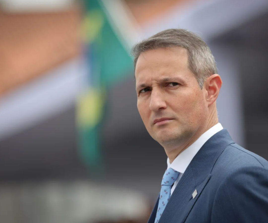 O secretário de Segurança Pública de São Paulo, Guilherme Derrite (PP), elaborou um relatório sobre o projeto de lei...