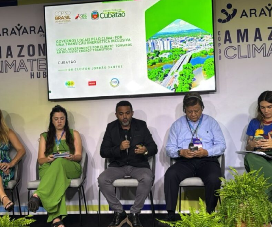 Cubatão iniciou oficialmente sua participação na Conferência das Nações Unidas sobre Mudanças Climáticas (COP30), realizada em Belém...