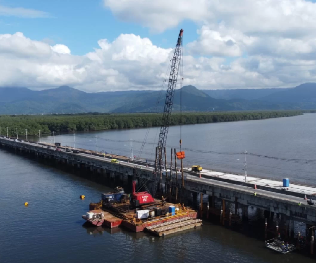 A partir desta segunda-feira (17), a nova fase das obras de expansão do Veículo Leve sobre Trilhos (VLT) em São Vicente...