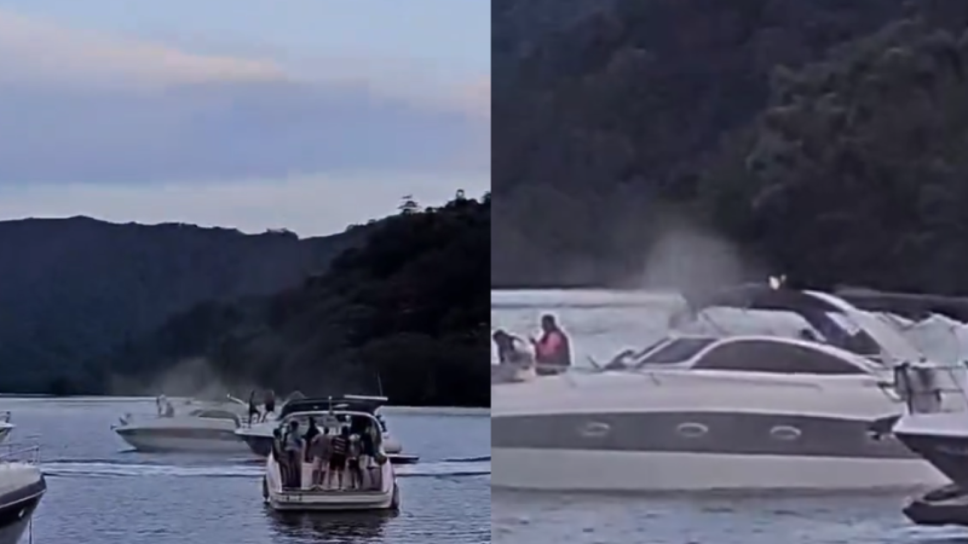 Uma embarcação pegou fogo no fim da tarde deste domingo (28), no canal de Bertioga, litoral de São Paulo, entre o bairro...