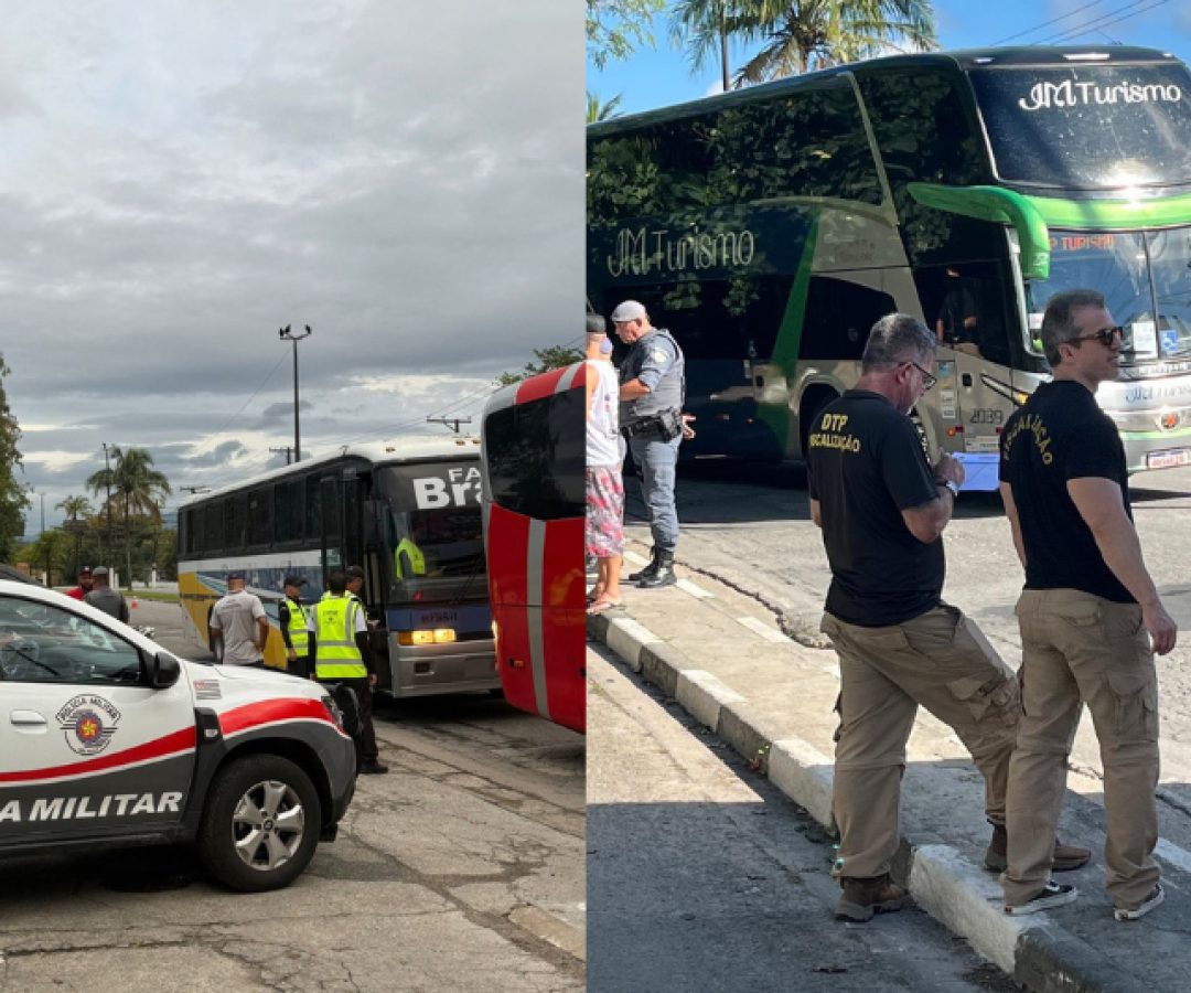 A Prefeitura de Guarujá (SP) suspendeu a emissão de novas autorizações para entrada e circulação de ônibus e vans com mais...