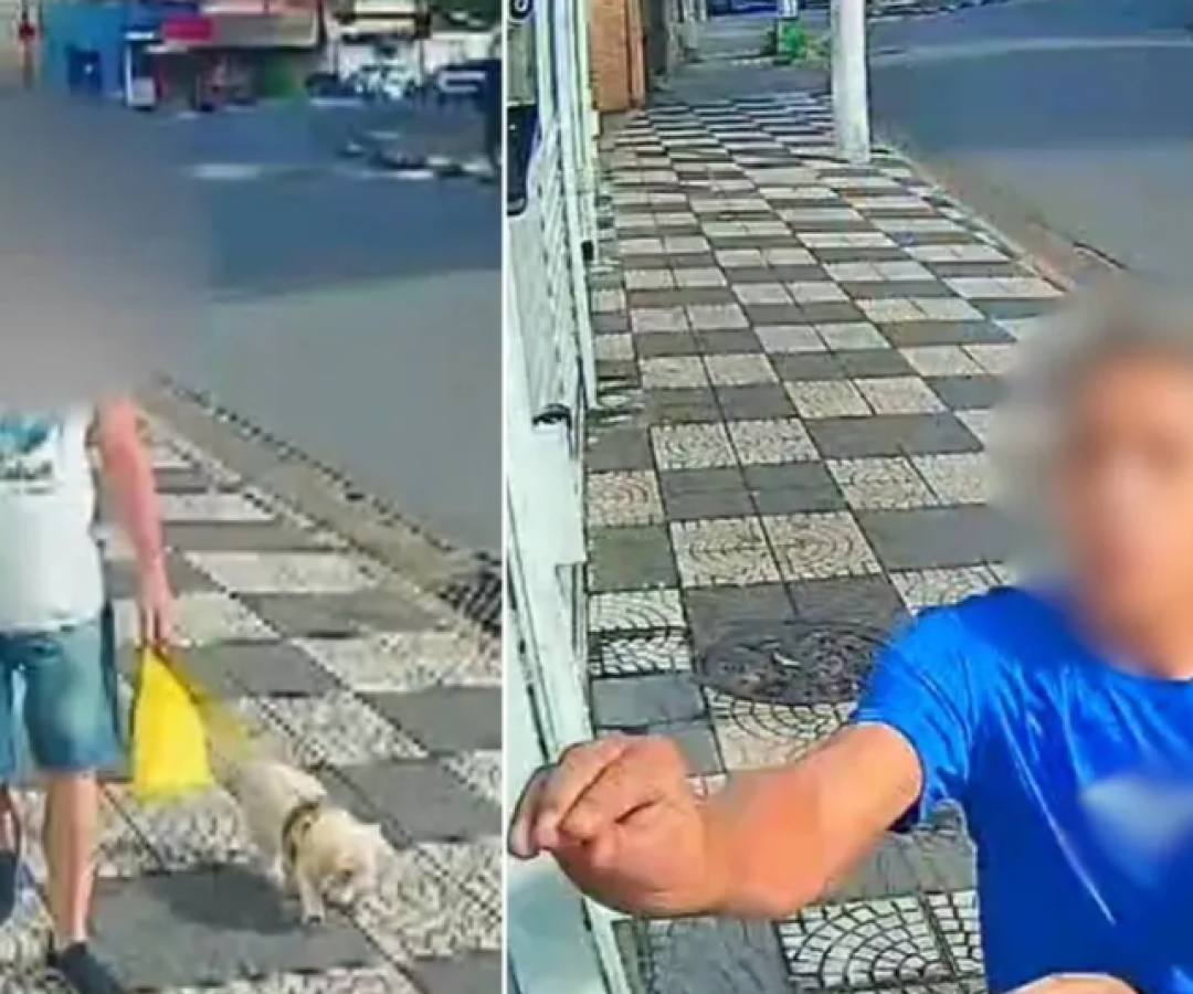 Um idoso de 73 anos foi vítima de roubo na manhã deste sábado (17), na Ponta da Praia, em Santos, no litoral de São Paulo.