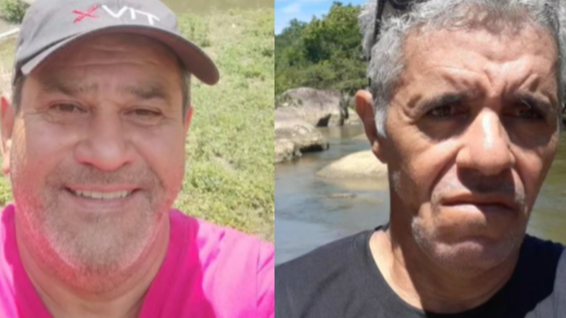 Gilberto Alves de Almeida, de 62 anos, e Carlos Gomes Pereira, de 58, os dois ciclistas que estavam desaparecidos desde a última...