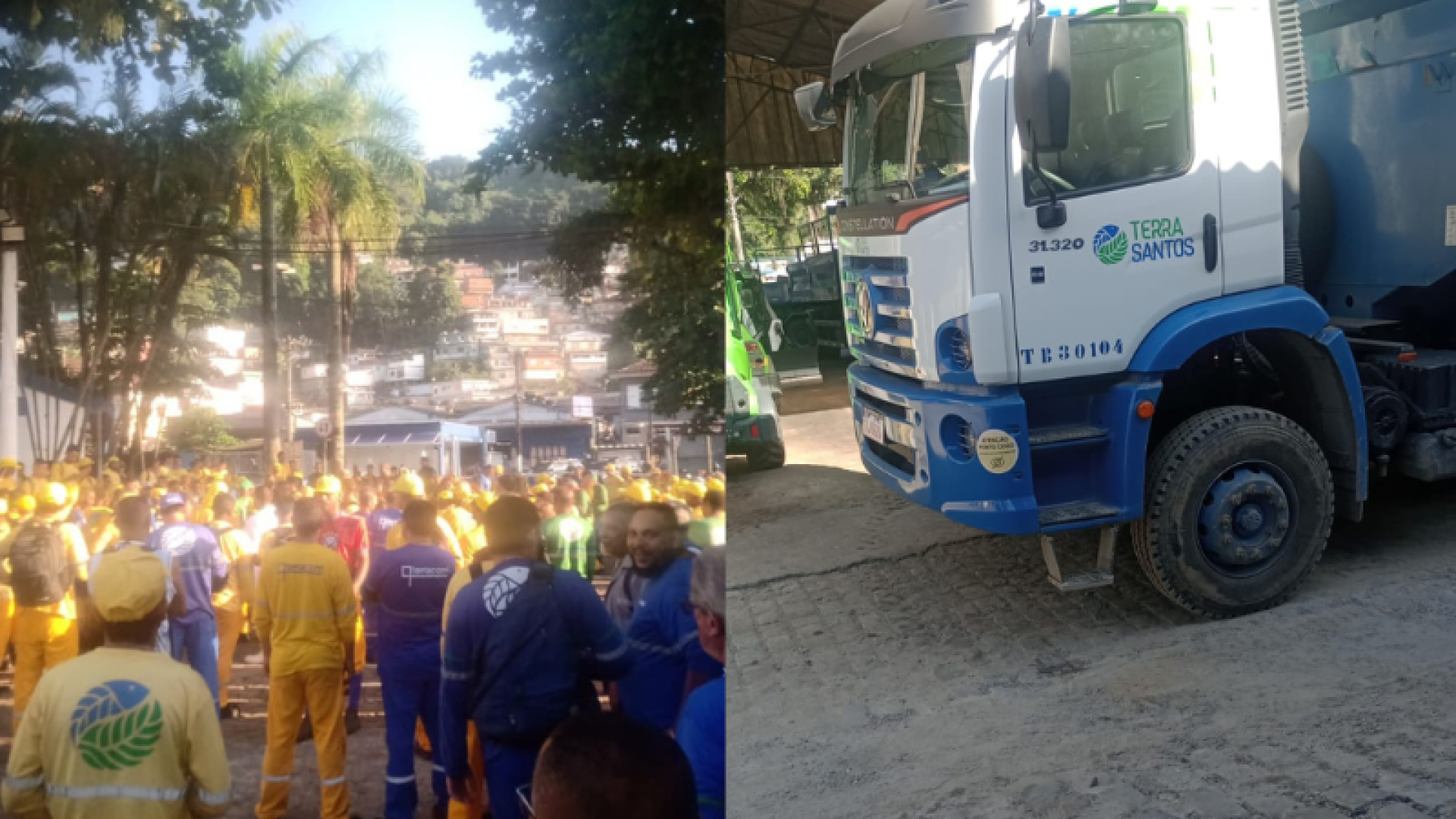 Cidades da Baixada Santista amanheceram com lixo espalhado em diversas vias nesta segunda-feira (16) devido à greve de trabalhadores...