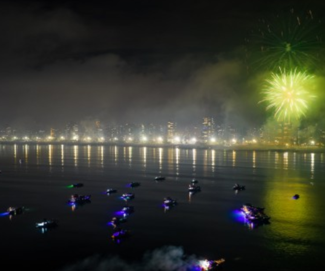A cidade de Praia Grande, no litoral de São Paulo, anunciou uma celebração especial para a virada de ano, com queima de fogos silenciosos...