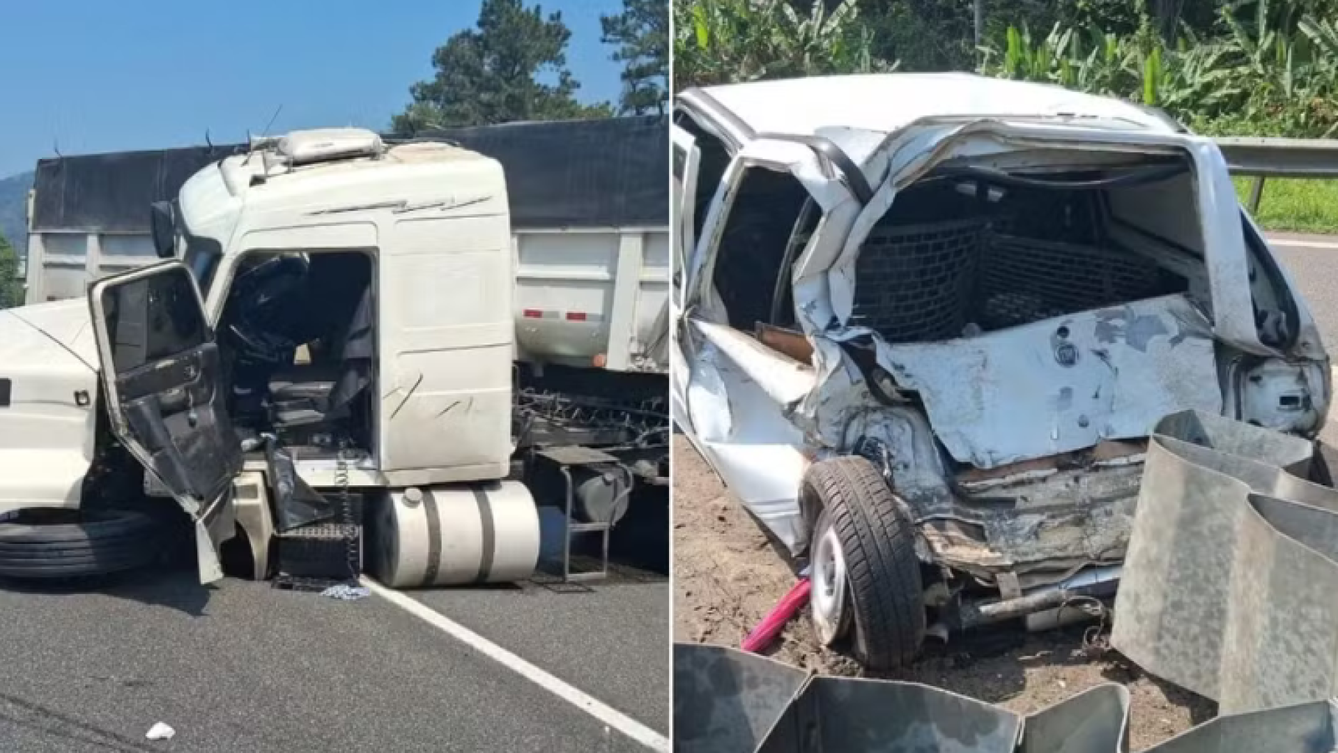 Um motorista de carreta ficou gravemente ferido após uma colisão contra um carro na manhã desta segunda-feira (29), na altura do km 269...