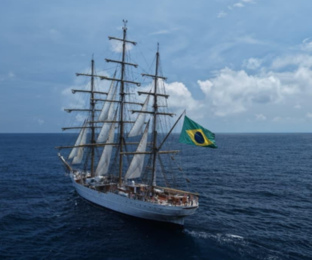 O Navio Veleiro Cisne Branco (U-20), uma das embarcações mais emblemáticas da Marinha do Brasil, retornará ao Porto de Santos no dia 27...