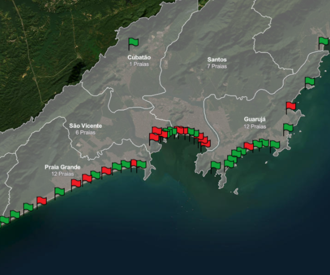 A Companhia Ambiental do Estado de São Paulo (CETESB) divulgou a atualização semanal da balneabilidade das praias da Baixada...