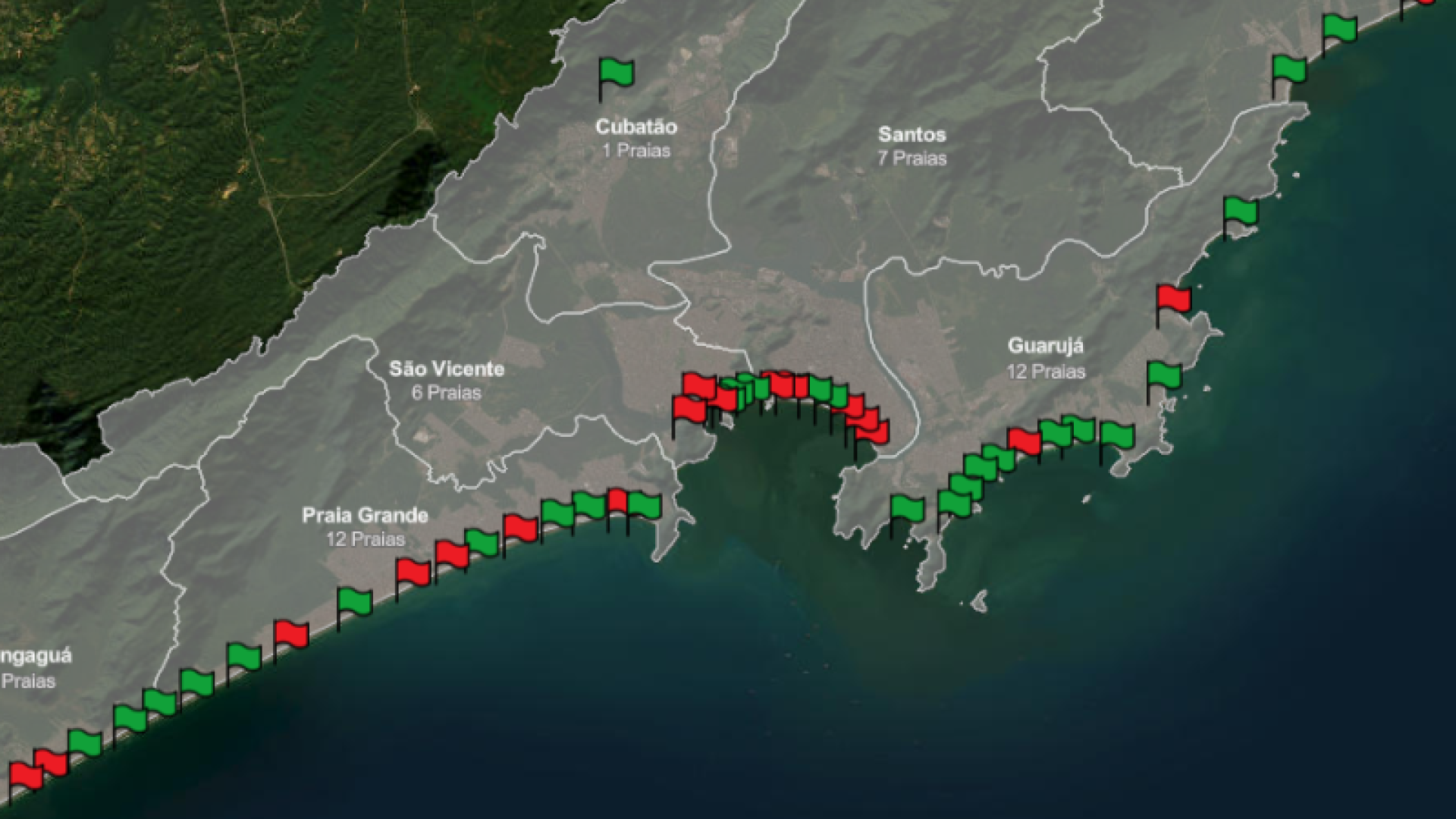 A Companhia Ambiental do Estado de São Paulo (CETESB) divulgou a atualização semanal da balneabilidade das praias da Baixada...