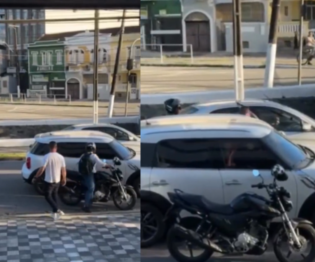 Uma motociclista de 27 anos foi agredida, xingada e arrastada por cerca de 40 metros por um motorista de carro após ser atingida...
