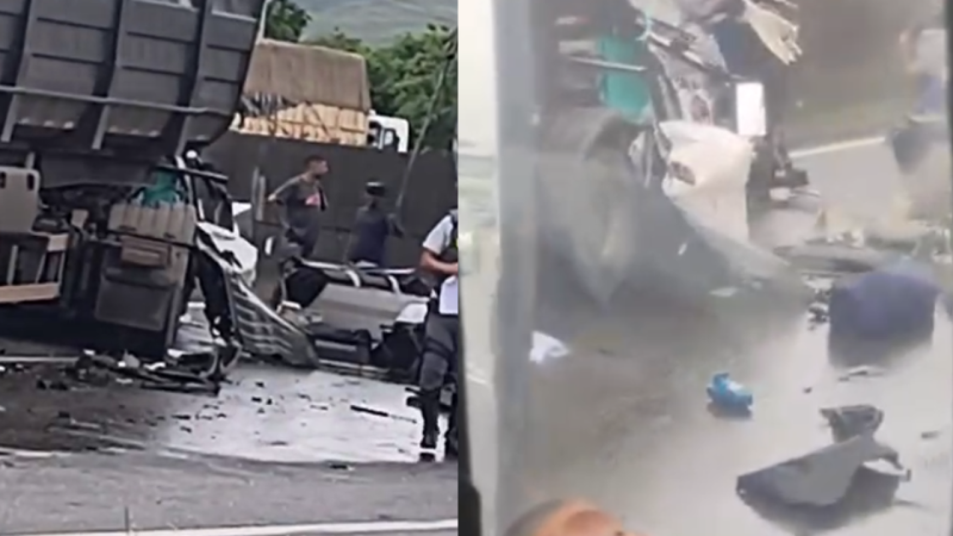 Um acidente envolvendo ao menos dois caminhões provocou a interdição da Rodovia Piaçaguera, no km 4, sentido Guarujá, na manhã...