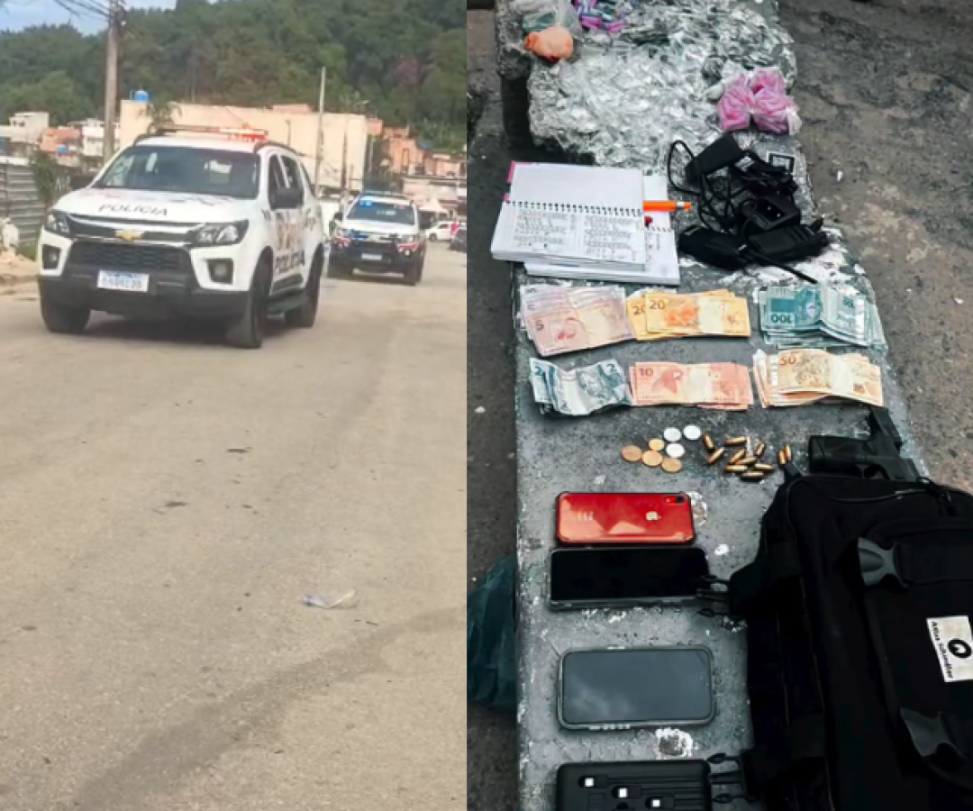 Dois homens foram baleados durante uma operação da Polícia Militar na Rua Mário Malheiros, em Guarujá (SP), durante o cumprimento...