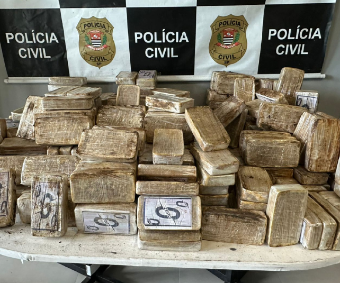 Seis pessoas, com idades entre 24 e 46 anos, foram presas em flagrante por tráfico de drogas em Santos, no litoral de São Paulo.