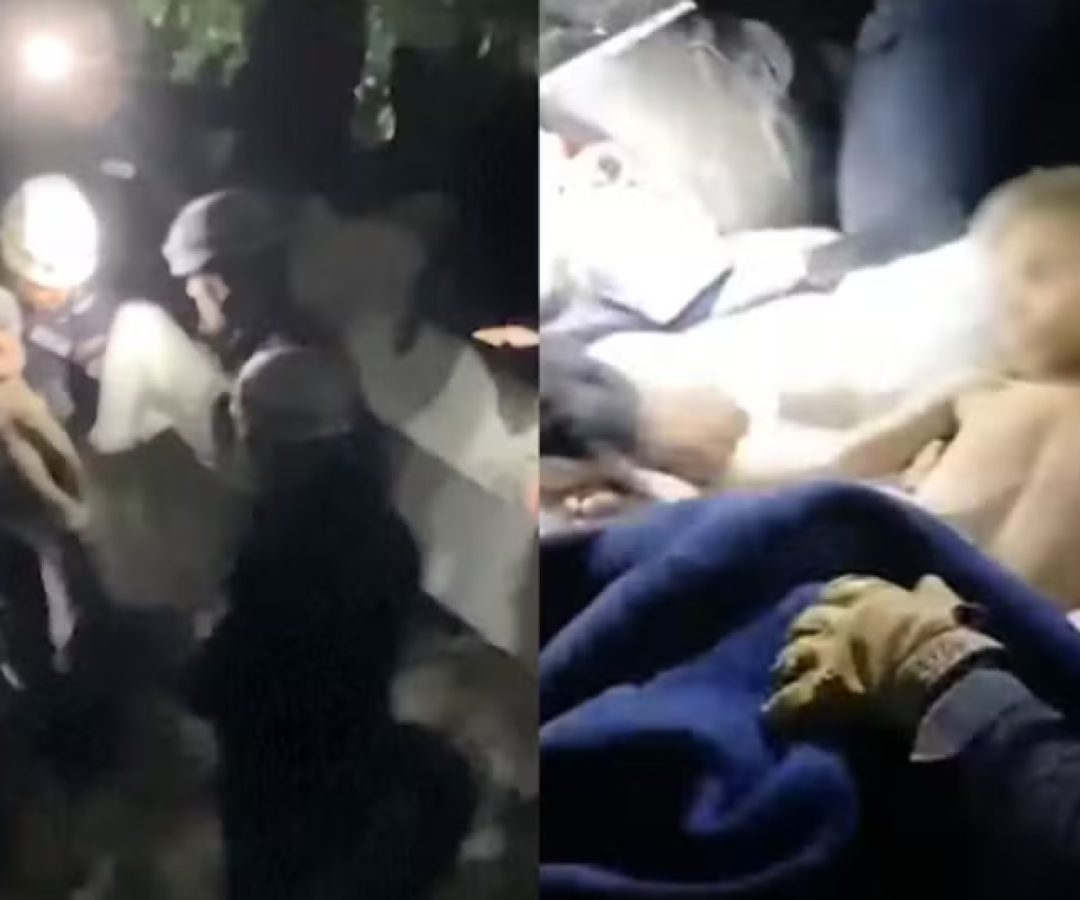 Uma criança de três anos foi resgatada com vida nesta terça-feira (30) após passar seis dias presa sob os escombros de uma residência...