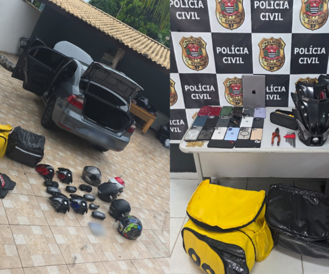A Polícia Civil prendeu dois jovens, de 25 e 21 anos, em uma casa no bairro Stella Maris, em Peruíbe, no litoral de São Paulo, suspeitos...