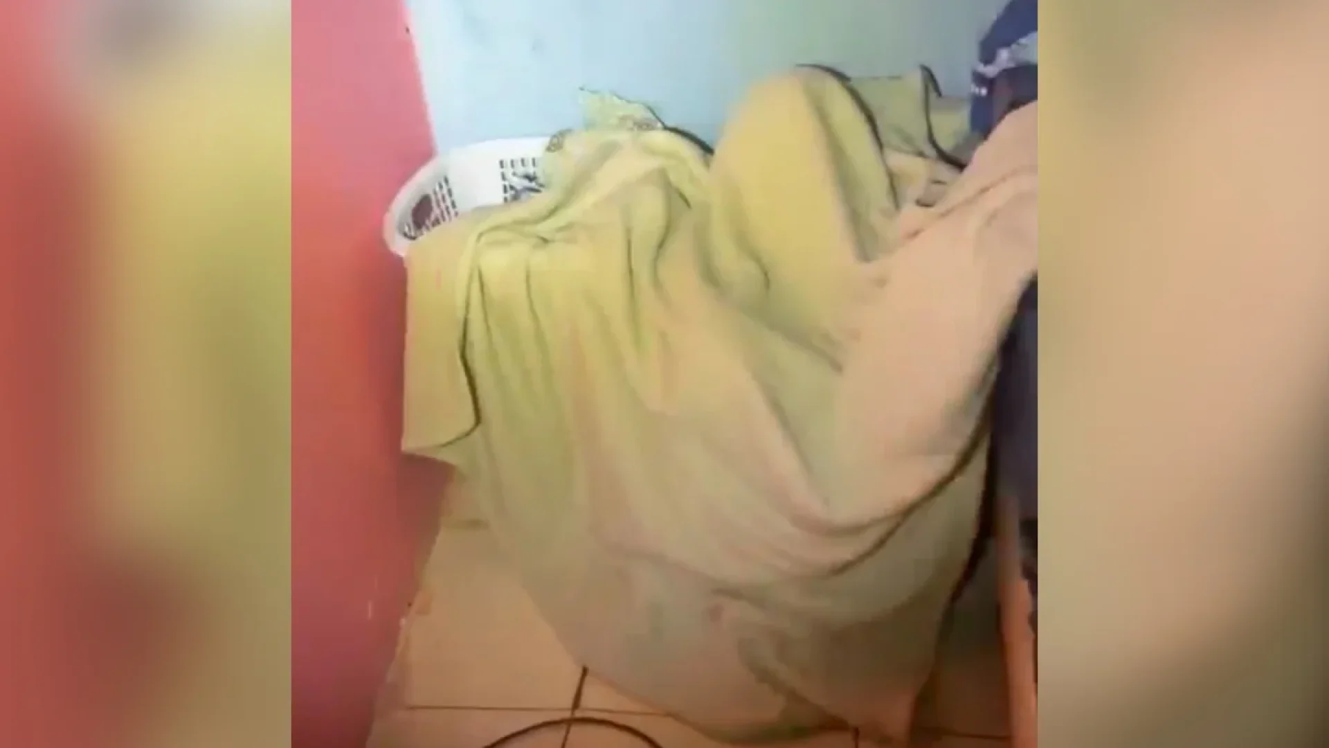 ''Achou! É pique esconde, é?'' Diz PM após prender foragido escondido em cobertor no DF