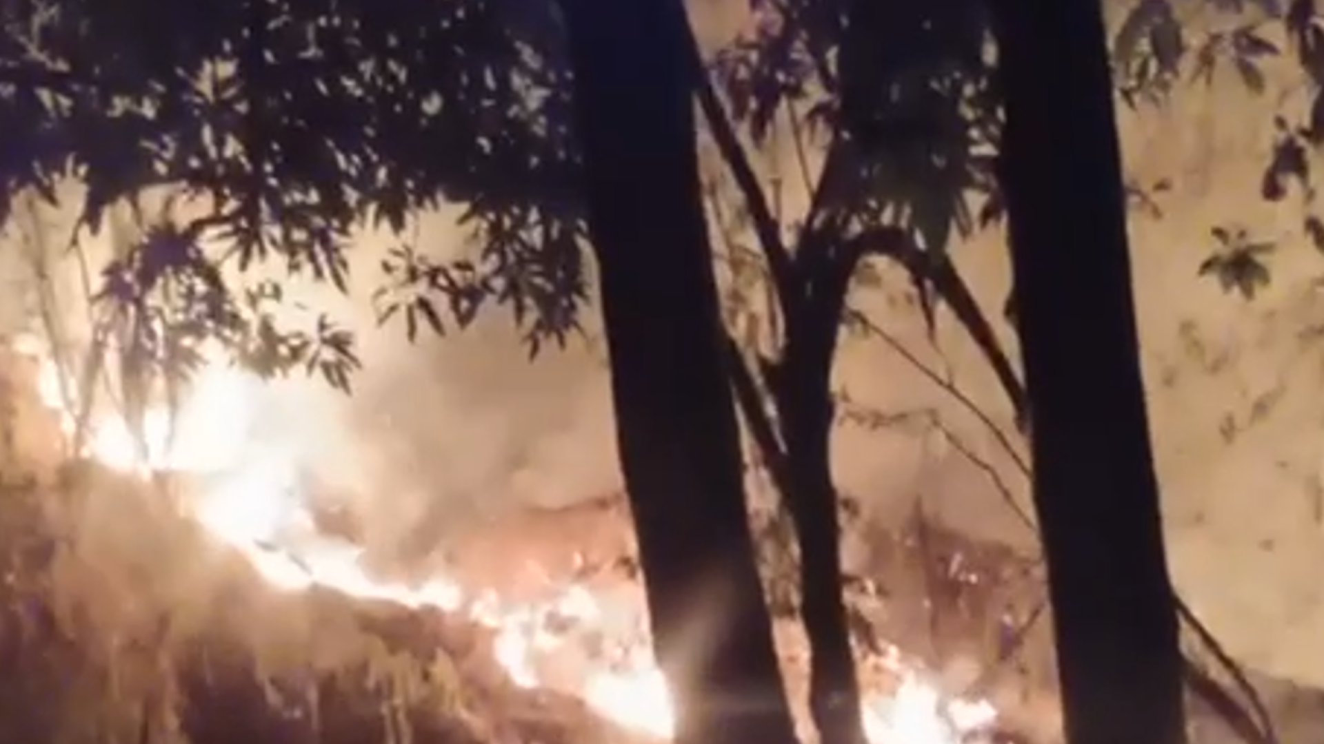 Incêndio no bairro Vila Esperança em Uberaba