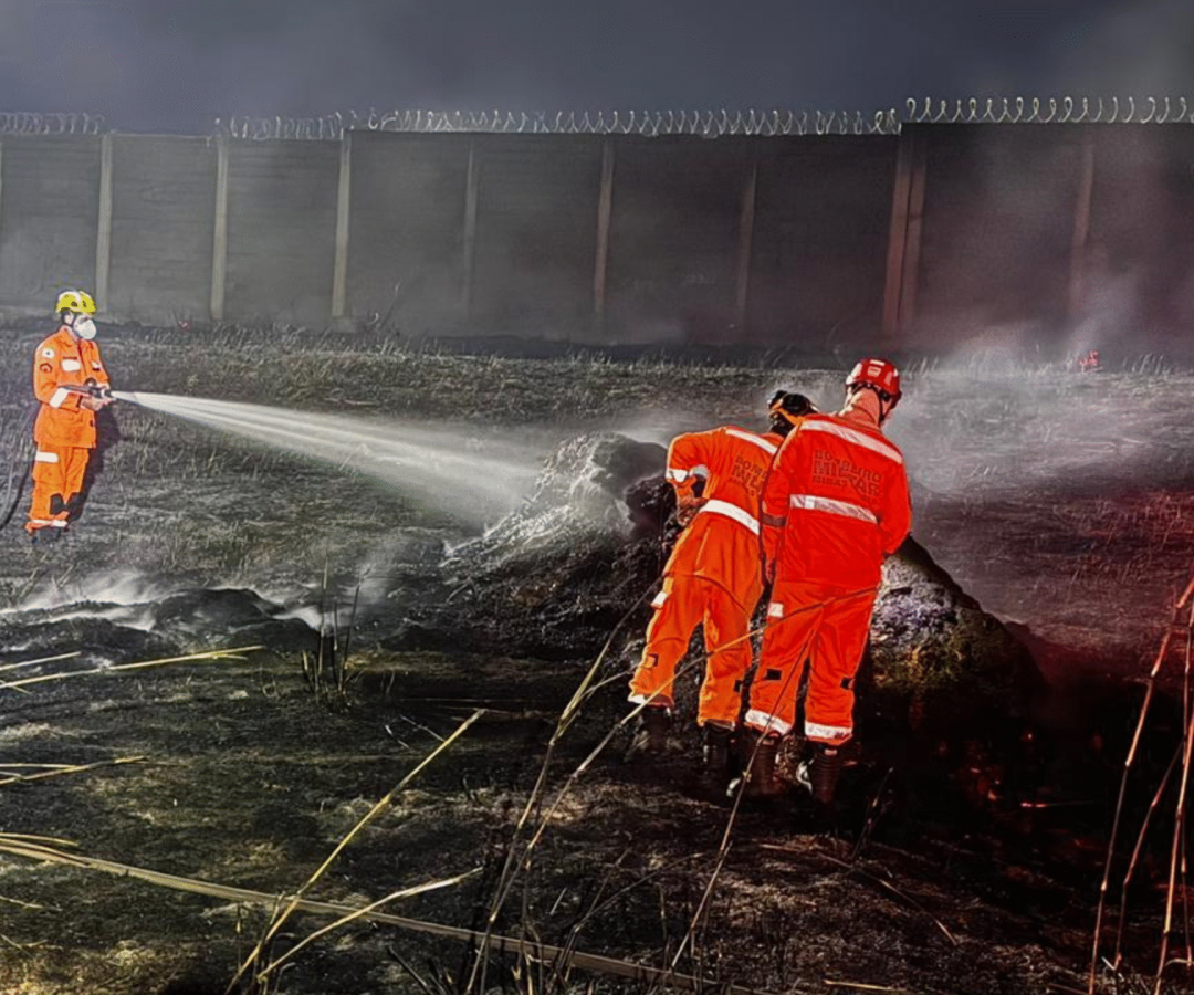 Incêndio atinge vegetação em Uberaba