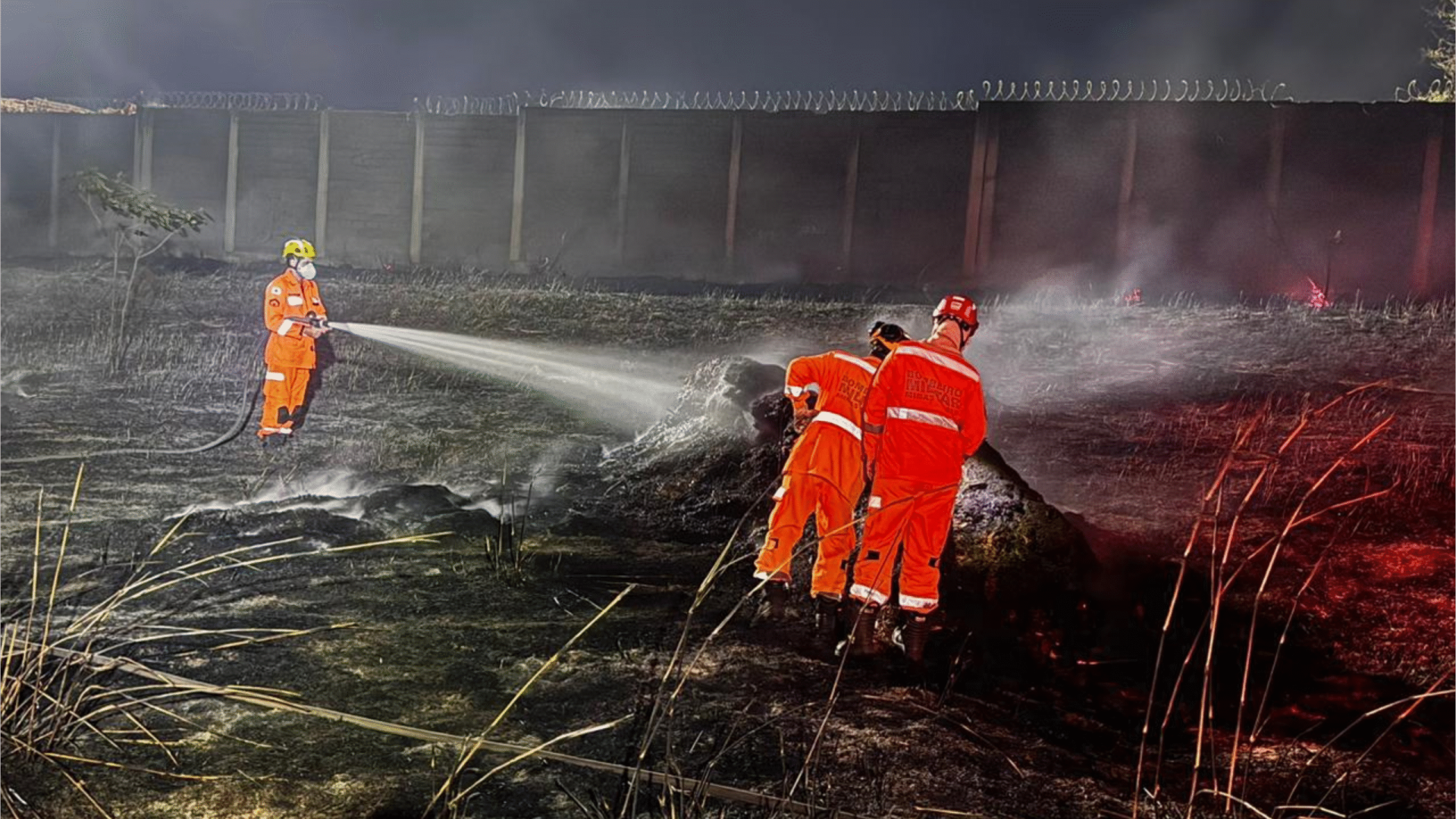 Incêndio atinge vegetação em Uberaba