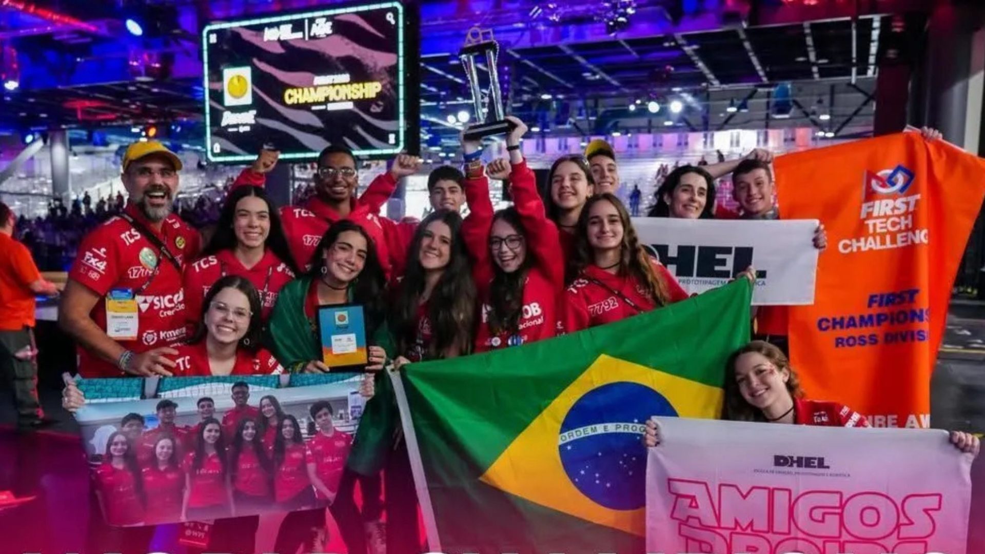 Jovens de MG vencem mundial de robótica nos EUA