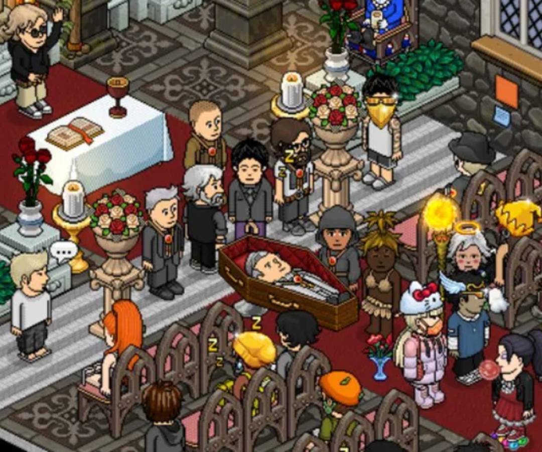 Funeral virtual do Papa Francisco no Habbo Hotel viraliza