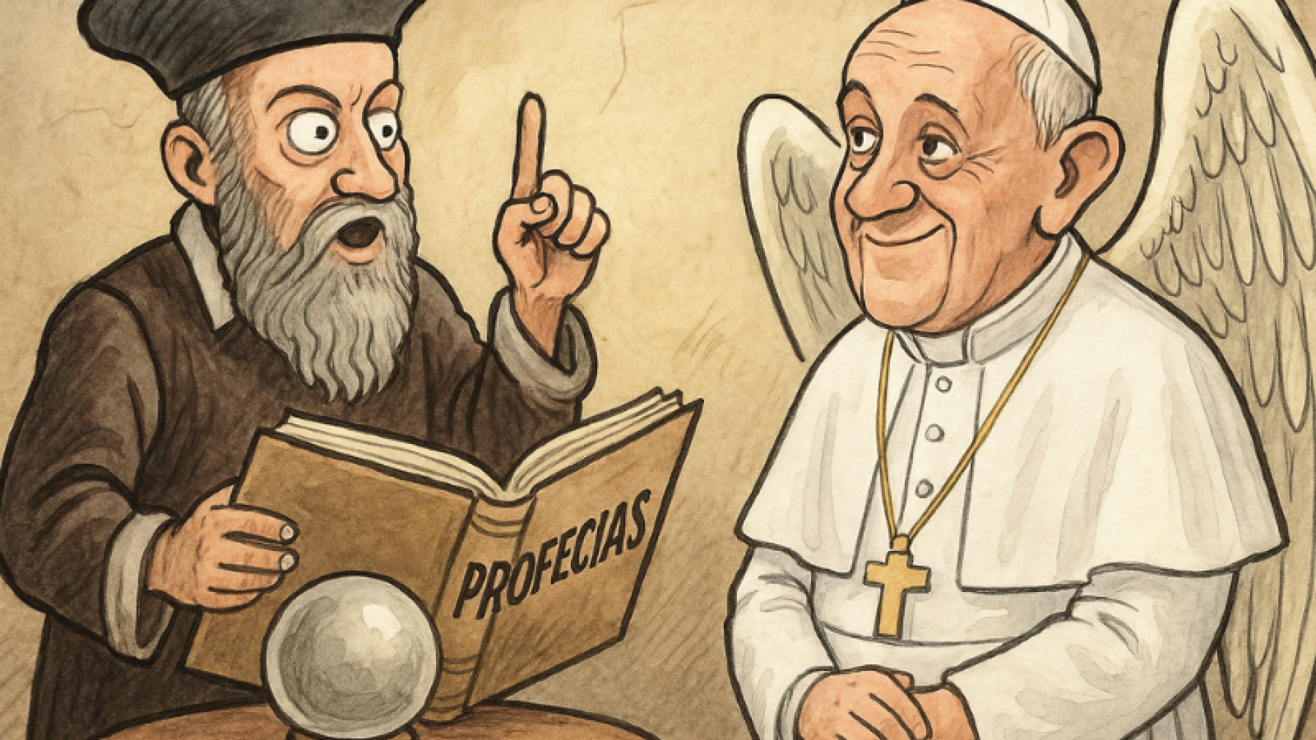 Profecia de Nostradamus sobre queda da Igreja ganha força após morte do papa Francisco