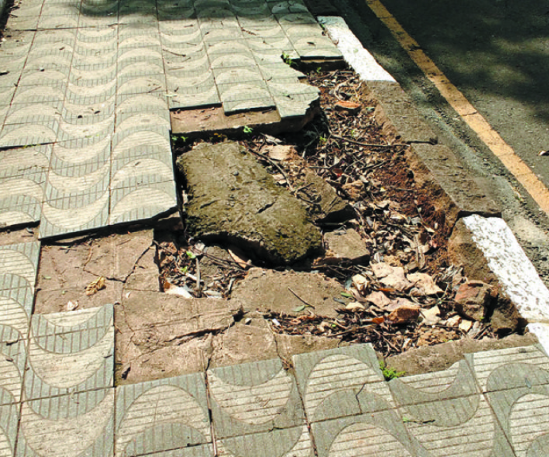 Calçadas ainda faltam para 27 milhões de brasileiros