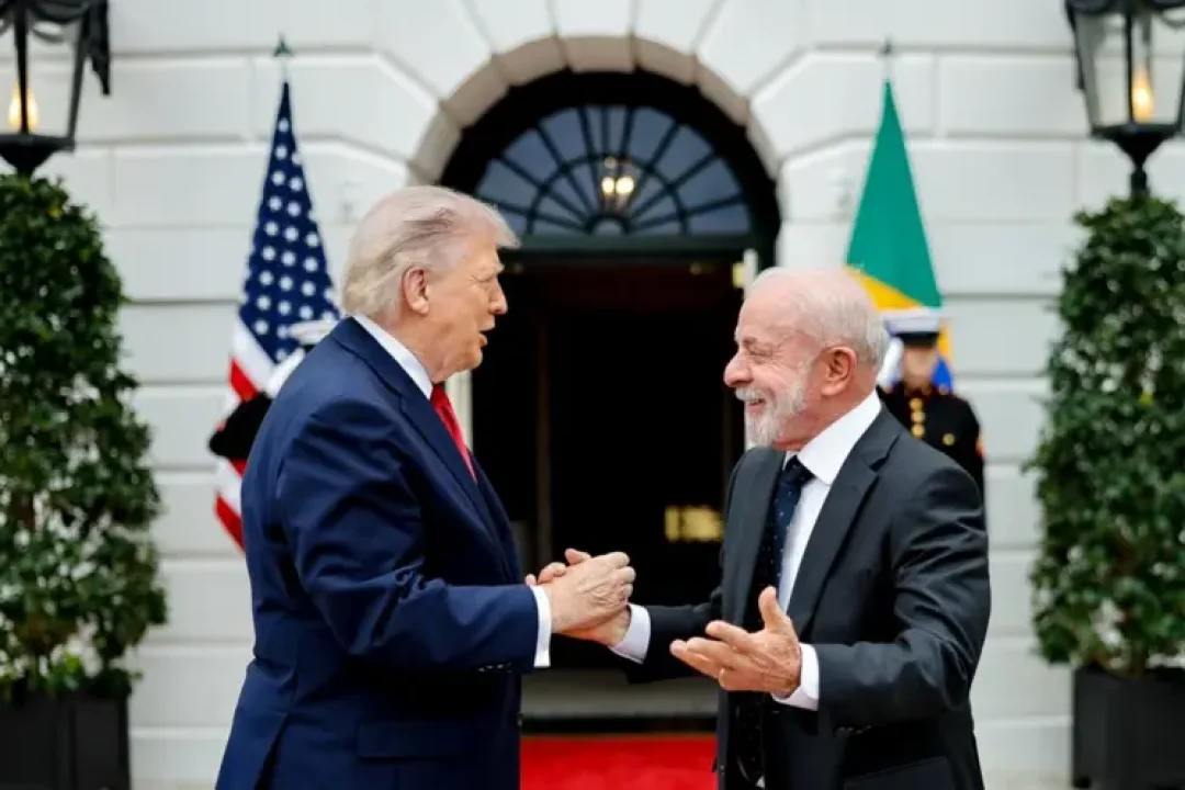 Lula e Trump nos EUA Foto: Ricardo Stuckert/PR