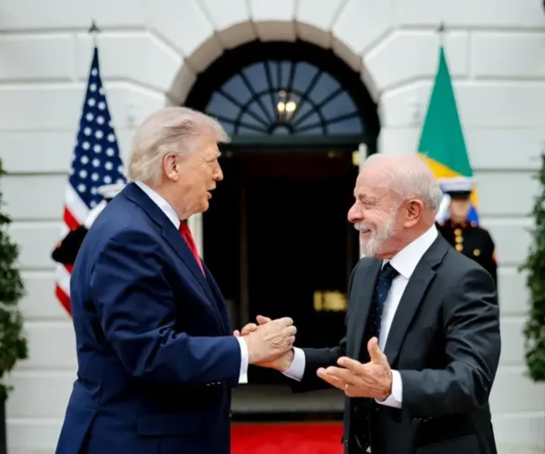 Lula e Trump nos EUA Foto: Ricardo Stuckert/PR