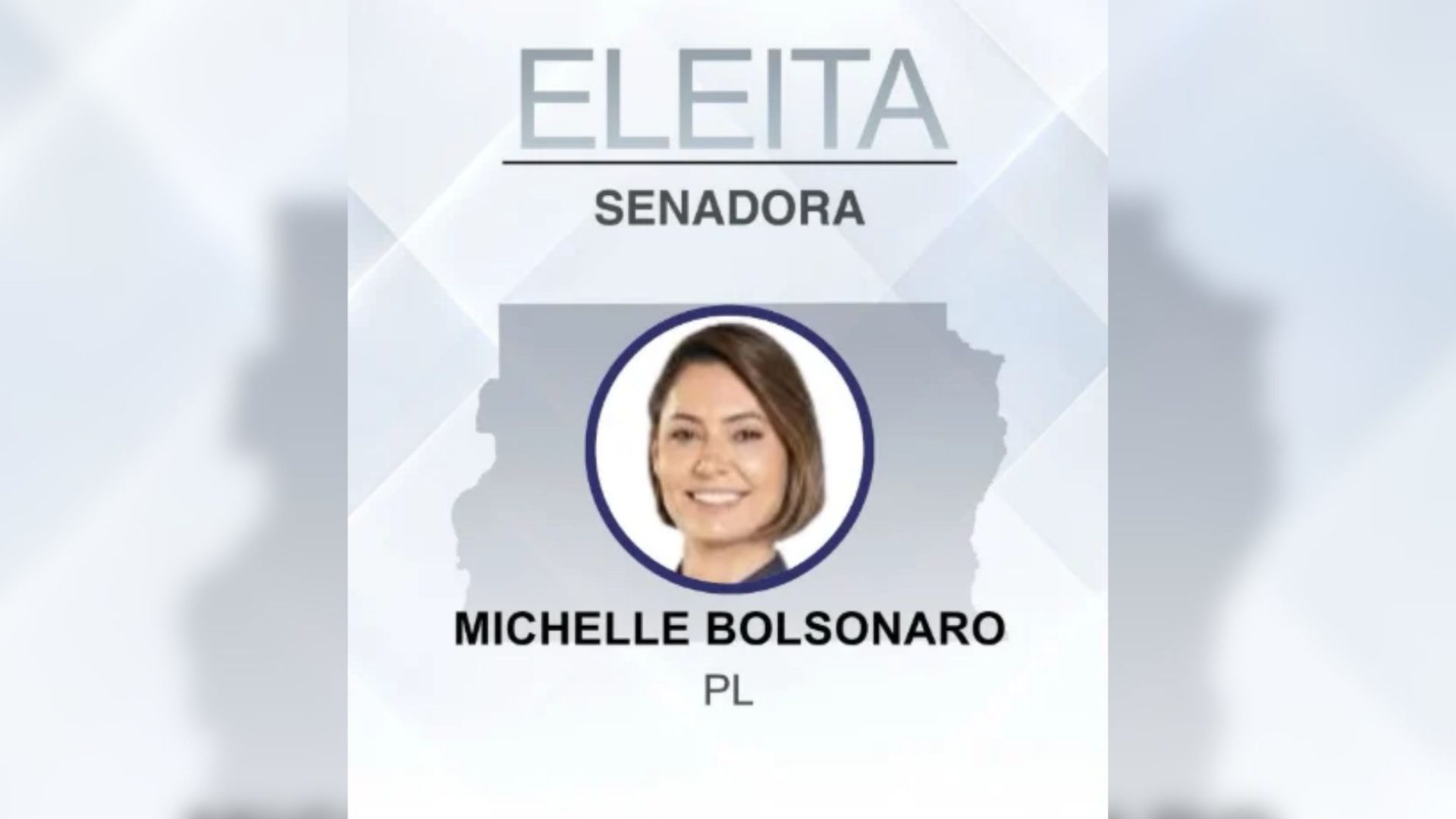 Michelle Bolsonaro eleita senadora