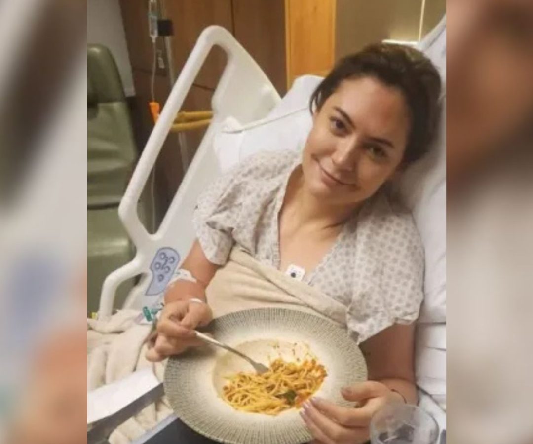 Michelle posta foto no hospital