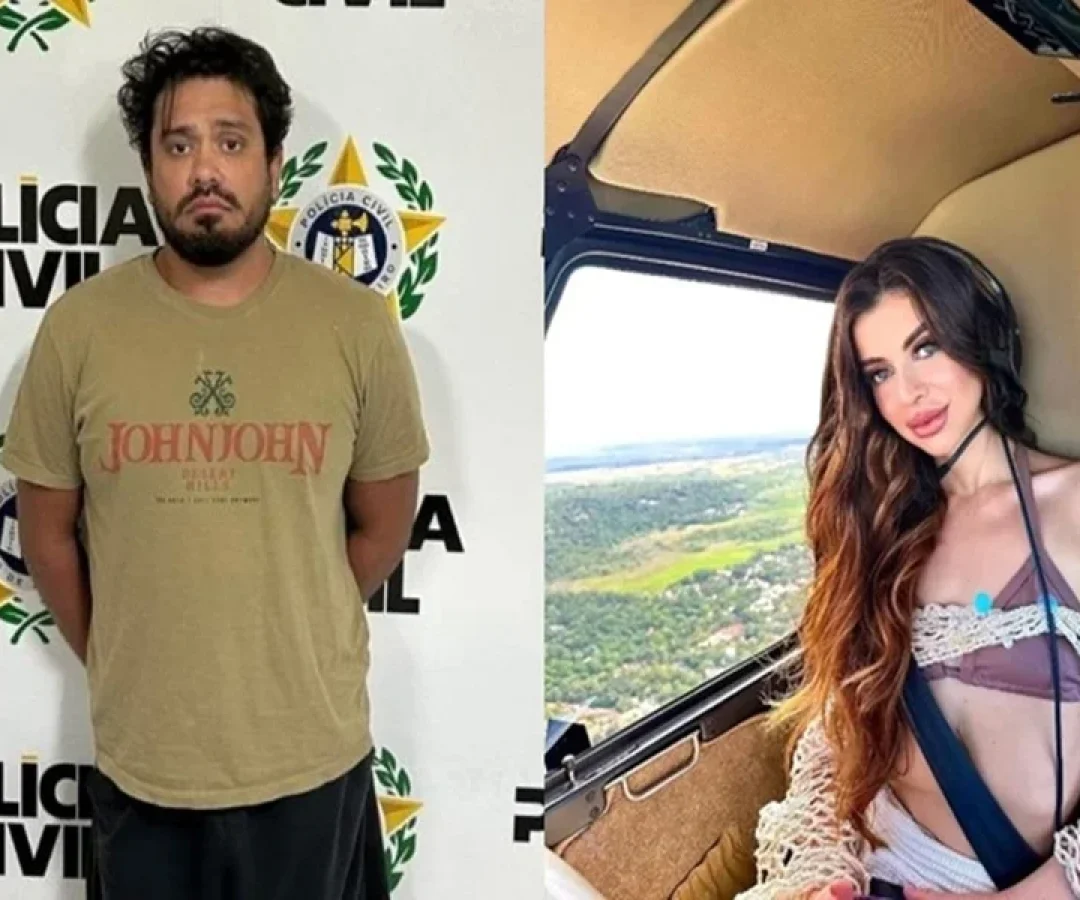 Miss Bahia e o suspeito de feminicídio Foto: Reprodução/Redes Sociais