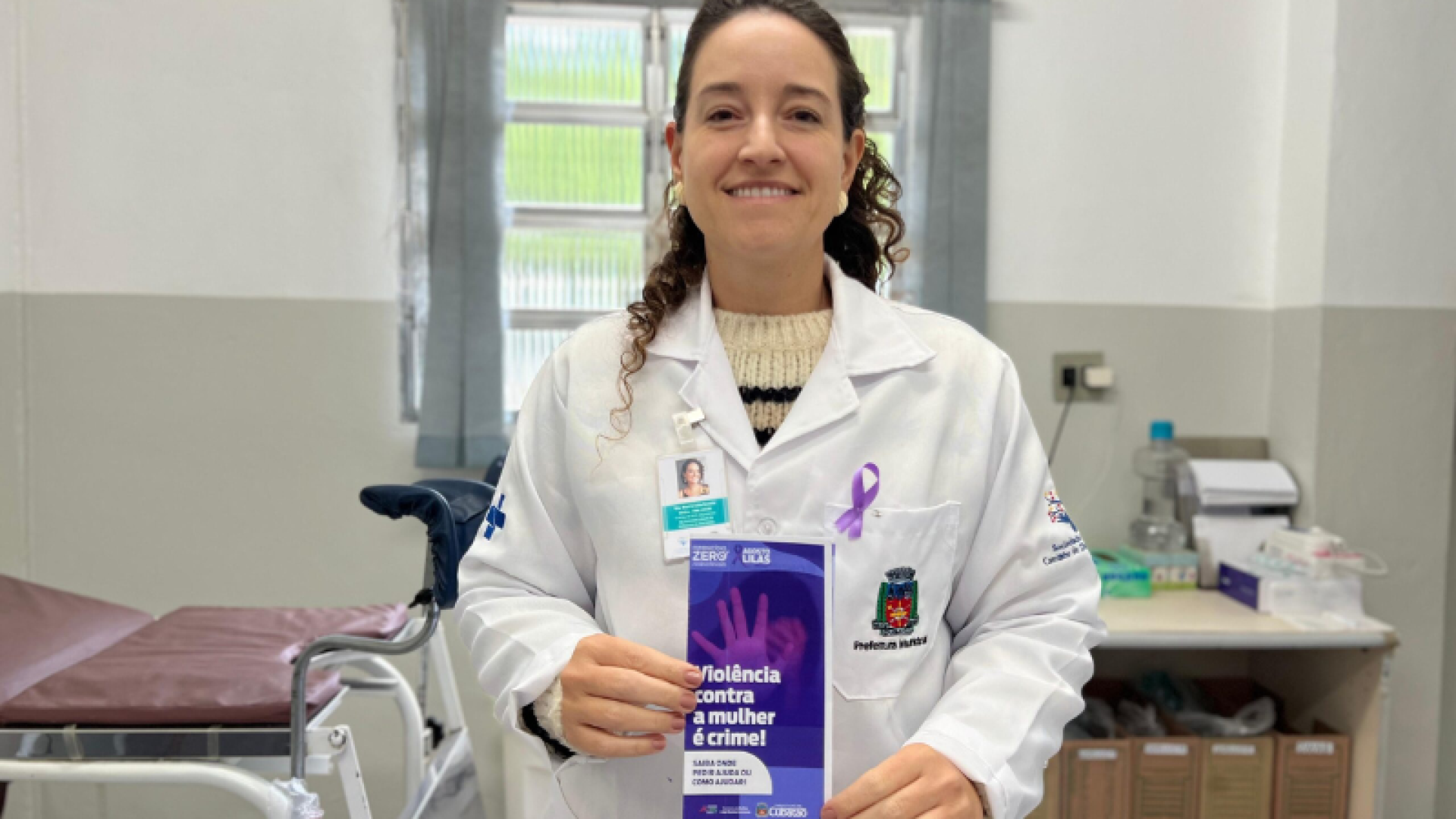 A Prefeitura de Cubatão iniciou, nesta segunda-feira (11), a programação do “Agosto Lilás”, campanha nacional de combate a todos