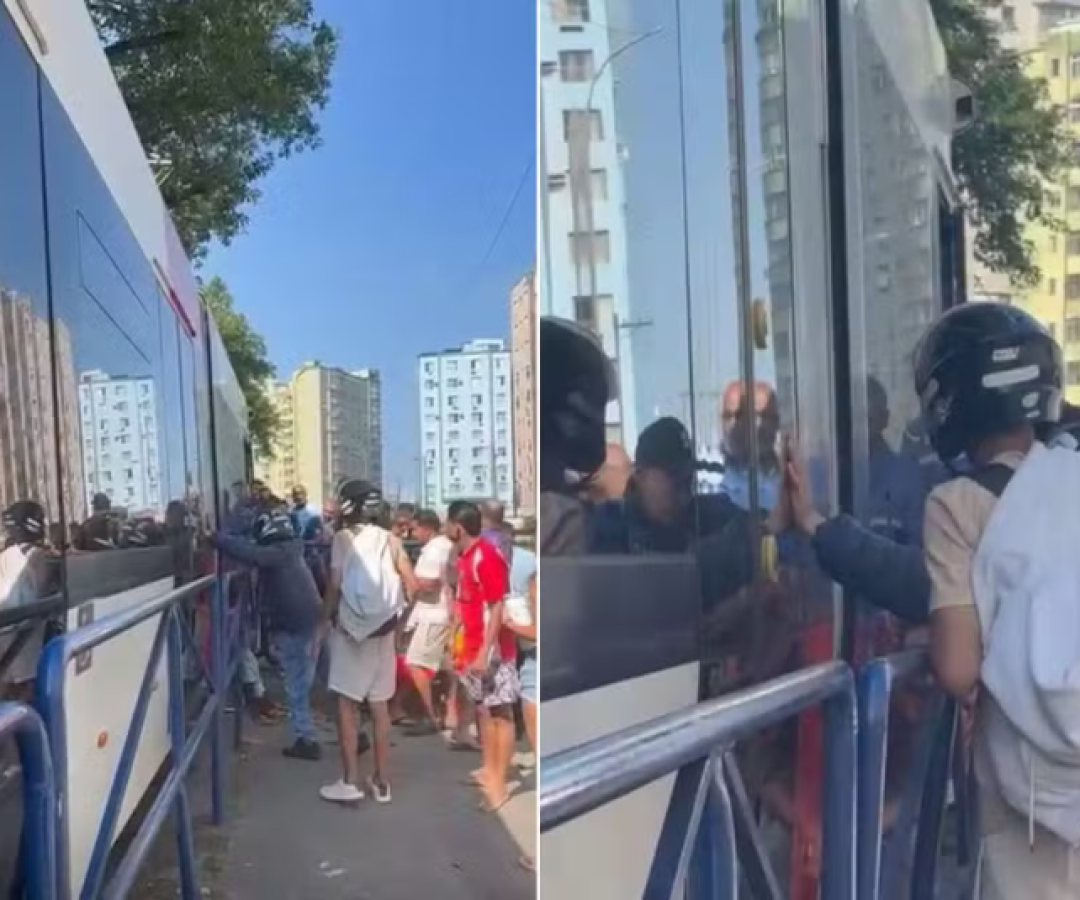 Um ciclista de 70 anos morreu após ser prensado entre um trem do Veículo Leve sobre Trilhos (VLT) e a grade de segurança na linha férrea...