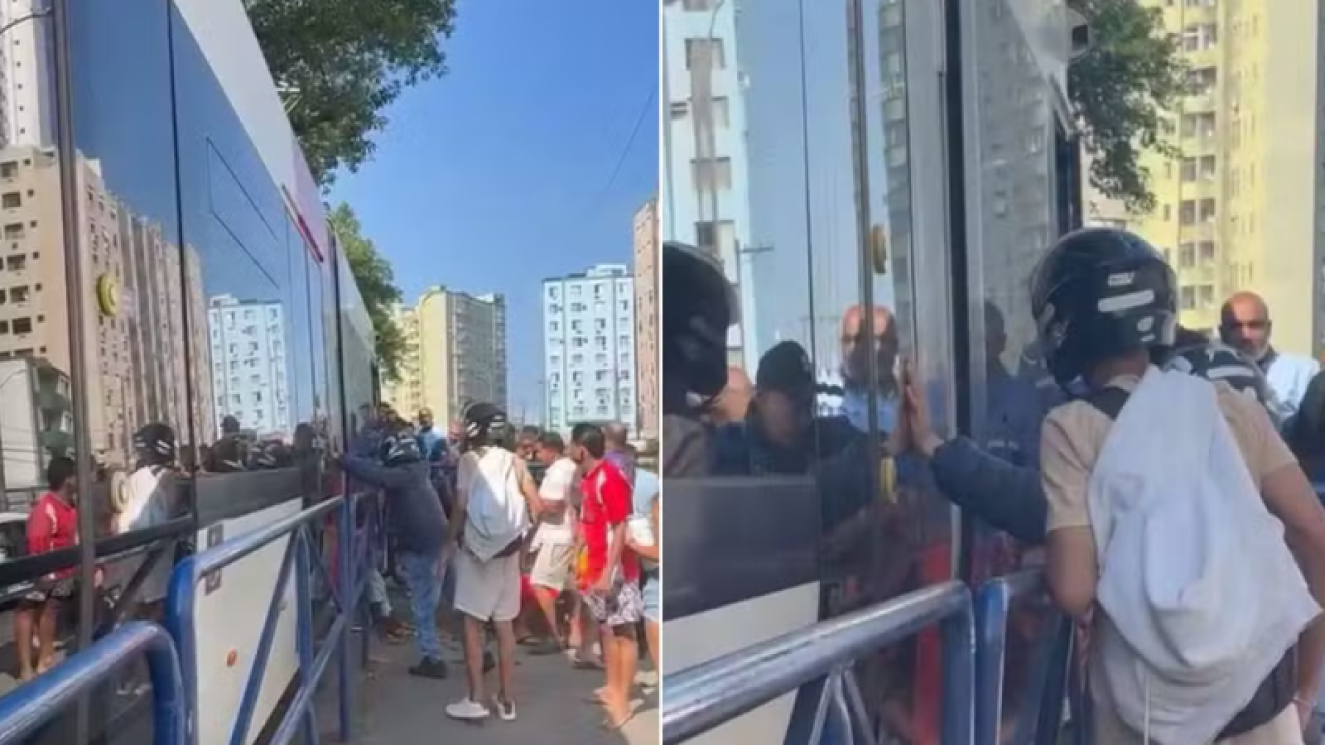 Um ciclista de 70 anos morreu após ser prensado entre um trem do Veículo Leve sobre Trilhos (VLT) e a grade de segurança na linha férrea...