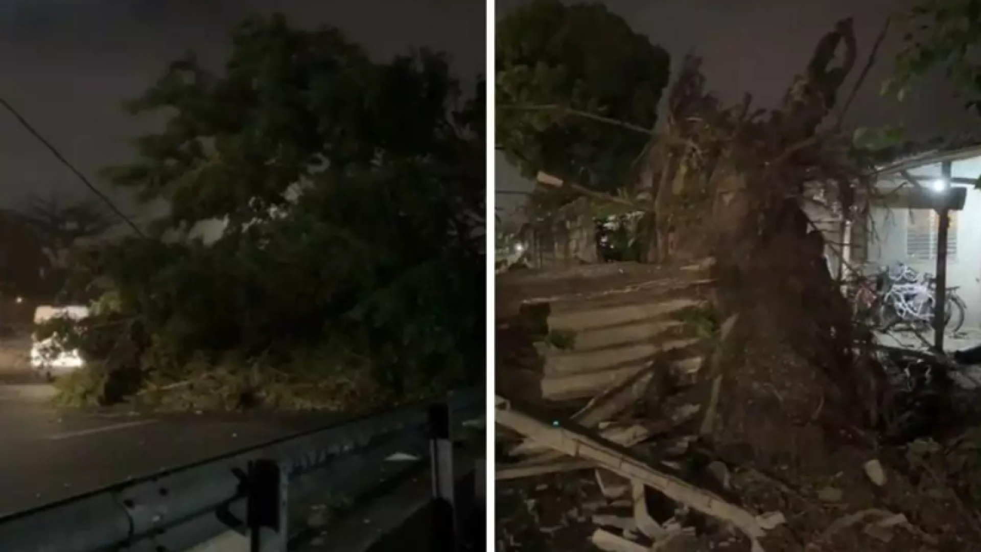 Uma forte ventania atingiu a Baixada Santista, no litoral de São Paulo, neste sábado (23), provocando diversos estragos nas cidades...