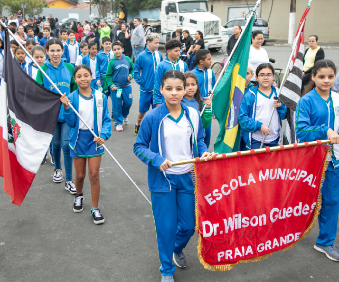 Praia Grande será a primeira cidade da Baixada Santista a realizar o tradicional Desfile Cívico-Militar de 2025.