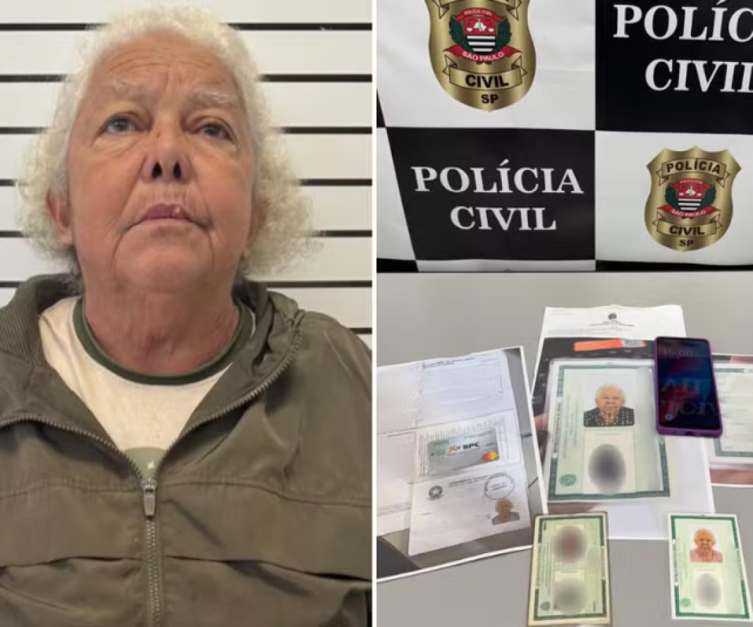 Uma mulher de 66 anos foi presa em flagrante após apresentar um documento falso para tentar sacar um benefício social em uma agência...