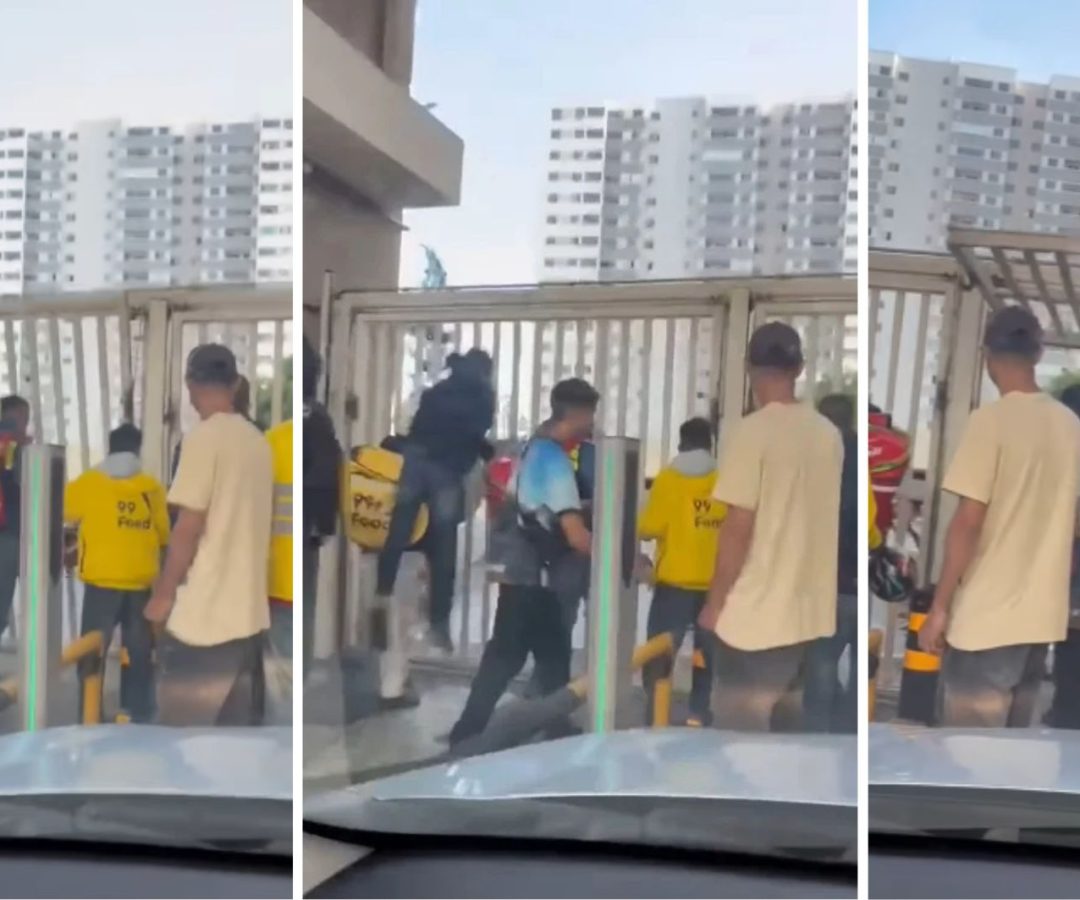 Motoboys invadem condomínio em Diadema