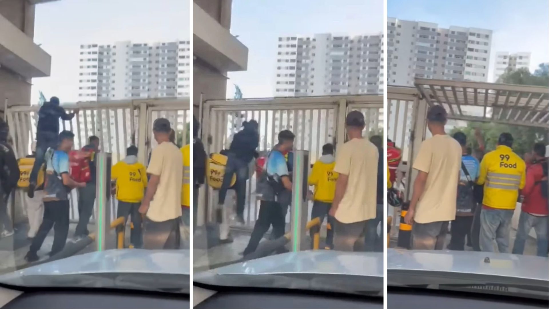 Motoboys invadem condomínio em Diadema