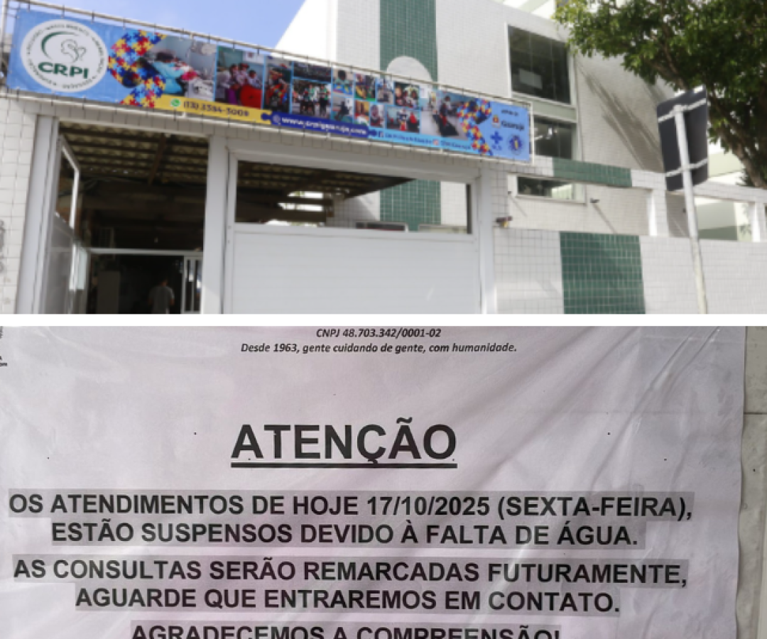 Centro de Recuperação Infantil fecha após suspeita de água contaminada
